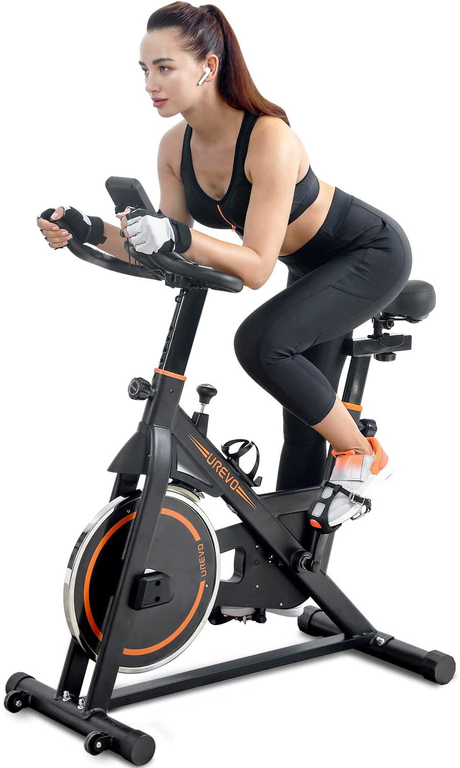 10kg Flywheel Indoor Cycling Bike for Home Use Wo UREVO Kardio E1 Exercise Bike 