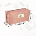 thumbnail image 2 of Unique Bargains 1 Pc Women Waterproof Makeup Bag for Business Travel Vacation Wedding Pink, 2 of 6