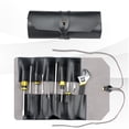 thumbnail image 5 of FVDPWYE Durable Tool Roll up Bag Pouch Wrench Organizer Pocket Craft Work Pliers Leather Black, 5 of 8