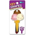 thumbnail image 2 of Lucky Line Key Shapes, ICE Cream, House Key Blank, KW1/11, 1 Key B111K, 2 of 4