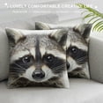 thumbnail image 3 of ONETECH Raccoon Decorative Throw Pillow Covers Square Cushion Cover Pillow Cases  Cushion Case for Sofa Living Room Bed Modern Home Decor Pillowcases, 3 of 5
