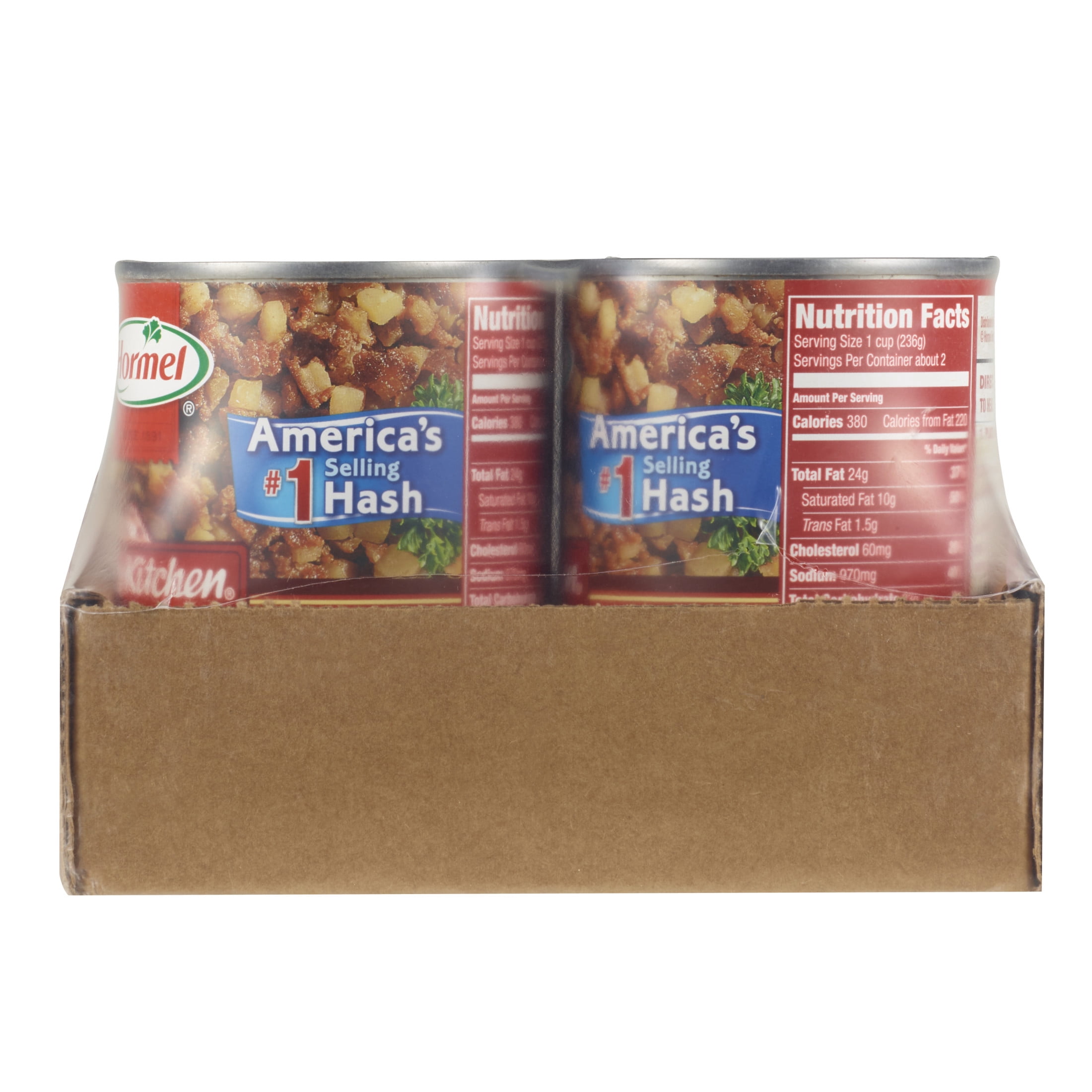 (4 pack) HORMEL MARY KITCHEN Corn Beef Hash, Canned Corned Beef, Shelf Stable, 14 oz Steel Can (4 Pack)