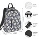 thumbnail image 2 of Balery Lilies Flowers Mochila ligera para hombre y mujer: duradera e impermeable, ideal para la escuela, el trabajo, viajes y uso diario., 2 of 7
