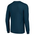 thumbnail image 3 of Men's Starter Navy Vancouver Canucks Logo Long Sleeve T-Shirt, 3 of 3