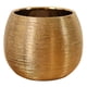 thumbnail image 1 of 1 maceta redonda para suculentas, de cerámica, decorativa, dorada, 1 of 8