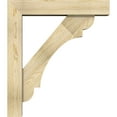 thumbnail image 3 of Ekena Millwork 6"W x 28"D x 32"H Olympic Block Rough Sawn Bracket w/ Offset Brace, Douglas Fir, 3 of 25