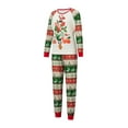 thumbnail image 3 of DuAnyozu Matching Family Christmas Pajamas Set Women Men Holiday Sleepwear Soft Nightwear Xmas Pjs Clothes Kid, 3 of 6