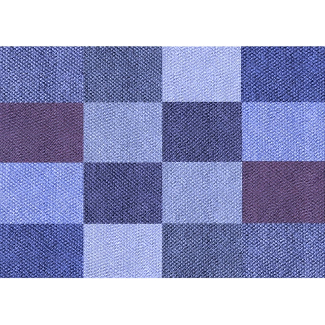 Ahgly Company Tapis d'Intérieur Lavables en Machine pour Rectangles de Transition Bleu Ciel, 8' x 12'