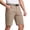 03# Khaki, variant on HKYNLAG Tactical Shorts for Men Outdoor Casual Painters Shorts Quick Dry Hiking Work Cargo Shorts with Multi Pocket (No Belt) Khaki 2XL