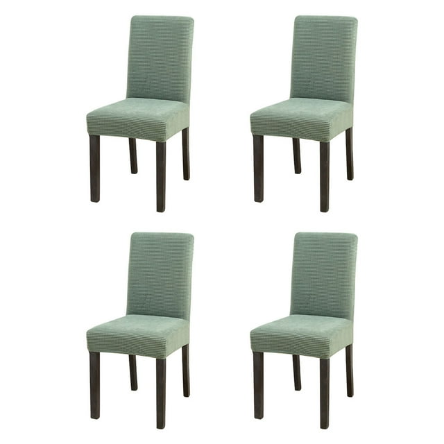 Wweixi 4pack/lot Stylish Chair Covers For Dining - Transform Dining Room With Ease Durable Cover For Dining Pine green 1Set