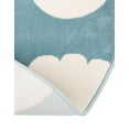 thumbnail image 5 of Unique Loom Whimsy Kids Collection Area Rug - Clouds (5' 3" Round Sky blue/Ivory), 5 of 9