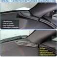 thumbnail image 2 of TNKI  Real Carbon Fiber Side Dashboard Panel Trim Sticker Compatible with Chevrolet Corvette C8 Stingray 2020-2023, Console Side Dash Board Panel Decoration Strip Sticker Accessories, 2 of 7