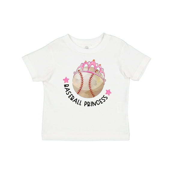 Inktastic Baseball Princess Tiara Girls Baby T-Shirt