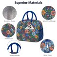 thumbnail image 4 of Obrewu Pioneer Flower Lunch Bag for Adult, Insulated, Leakproof, Oxford Cloth, 4 of 7