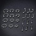 thumbnail image 3 of MesaSe Piercing Kit Nose Piercings Nose Ring Ear Piercing Kit Surgical Steel Piercing Tools, 3 of 8