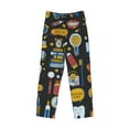 thumbnail image 4 of Daiia Men'S Teeth Pants,Bottoms Sleep Lounge,Pajama Pants,Pj Bottoms Drawstring And Pockets-Small, 4 of 9