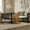 Black, variant on Euroco Metal Full Size Daybed, Sturdy Metal Sofa Bed with Guardrails, No Box Spring Needed, Black