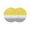Multicolor, variant on Yellow White Grey Ombre Round 13 Inch Placemats Set of 4, Modern Abstract Aesthetics HeatResistant Non Slip Place Mats for Dining Table, Wipeable Braided Kitchen Table Mats for Housewarming