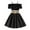 Black-1, variant on 2025 Puawkoer girl outfits 1PC top + 1PC trousers Baby Clothing for Girls Spearmint Baby Clothing Set Newborn Girl Outfits Toddler Kids Girls Clothing Sets Summer Sunflower T Shirt Tops Chiffon Ruch