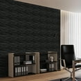 thumbnail image 6 of 3D Wall Panel (Includes A Roll Of Mounting Tape), Interior Wall Decoration, Geometric Texture Pattern For Living Room, Lobby, Bedroom, Hotel, Office, Game Room, TV Backdrop,, 6 of 11