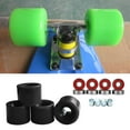 thumbnail image 5 of 4pcs 78A High Flexibility Quad Roller Skate Wheels with Bearings Installed Skateboard Wheels for indoor e outdoor Roller Skating Black, 5 of 9