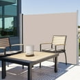thumbnail image 1 of Gymax Auvent Latéral Rétractable Pliant pour Patio 118,5 Pieds' x 71 Pieds' Paravent Séparateur d'Intimité Beige, 1 of 10