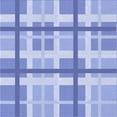 thumbnail image 1 of Ahgly Tapis d'Intérieur Lavable en Machine Carré Transitionnel Bleu Ardoise Clair, 7 Pieds Carré, 1 of 7