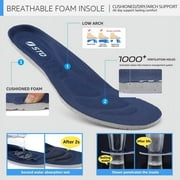 STQ Women's Walking Shoes Slip on Breathable Sneakers Navy US 8.5