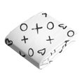 thumbnail image 1 of Kushies Flannel Fitted Crib Sheet - XO Black n White, 1 of 2