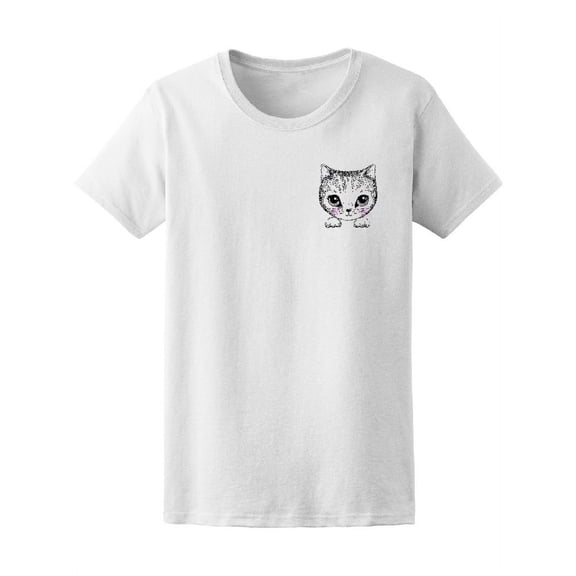 Kitty Print Love Cat T-Shirt Women -Image by Shutterstock, Female Medium