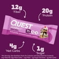 thumbnail image 4 of Quest Overload 20g Protein Bar, Sundae Funday Flavor, Protein Bars, Gluten-Free, 4 Count, 4 of 11