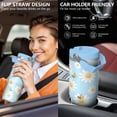 thumbnail image 5 of 30 Oz Tumbler Little Bee, Little Daisy Tumbler with Lid and Straw, Birthday Gift Cup for Friend Women Men Coffee Travel Mug Thanksgiving Day Halloween Christmas Gift Water Bottle, 5 of 7