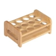 thumbnail image 4 of Soporte de madera para vasos, soporte para vasos, soporte para servir, base de exhibición 12 hoyos, 4 of 9
