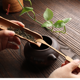 thumbnail image 2 of Cuchara de té japonesa hecha a mano, piezas de repuesto para ceremonia del té de bambú, cucharilla, pala para té, juego de té de kung fu, arte del té, ceremonia del té, seis caballeros, 2 of 5