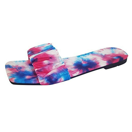 

Clearance VerPetridure Sandals Women s Sandals Summer Casual Flat Sandals Open Toe Comfy Print Beach Roman Shoes Flip Flop