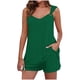 thumbnail image 2 of Camisola Tops para las Mujeres Cuello en V sin Mangas con Pantalones de Bolsillo, Pantalones de Mujer Casual para Primavera Verano, 2 of 7
