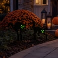 thumbnail image 4 of 2 Pack Halloween Decor Set, 4 Inch Black Spooky Ghost Glow in The Dark Yard Stake, Outdoor Halloween Decorations Yard for Lawn Porch and Haunted House Display, 4 of 8