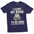 thumbnail image 5 of I closed my book T-shirt funny book reading gift tee shirt back to school librarian library shirt (Large Grey), 5 of 7
