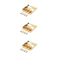 thumbnail image 3 of Redempat Electric Guitar Saddle Accessories Professional Modified Fitting Universal Metal Bridge Tailpiece Modification 3Set, 3 of 6