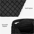 thumbnail image 5 of JennyShop Pretty Lightweight Puffy Handbag, Trendy Quilted Tote Bag Puffer Hobo Bag for Women, Everyday Carryall Tote for Work Gym College, 5 of 6