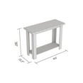 thumbnail image 2 of Safdie & Co. Table Console 39L Bois Brun Récupéré 1 Étagère, 2 of 4
