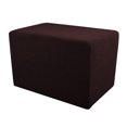 thumbnail image 2 of Sofá otomano suave cubierta reposapiés taburete muebles con funda Café Sunnimix Cubierta de puf otomano, 2 of 7