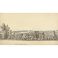 thumbnail image 2 of Capt. Francis Grose 24x15 Gold Ornate Framed and Double Matted Museum Art Print Titled - View of Ipswich, Suffolk (1765), 2 of 4
