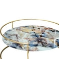 thumbnail image 6 of Rustproof Bathroom Counter Organizer Luxury Countertop Storage Rack for Cosmetic Colorful, 6 of 6