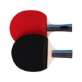 thumbnail image 3 of Raquetas de tenis de mesa, paletas de pingpong profesionales de alta elasticidad de madera para juegos diarios, 1 Shakehand y 1 soporte para bolígrafo, 3 of 10