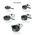 thumbnail image 4 of Tramontina 9-Piece Non-stick Cookware Set Blue, 4 of 7