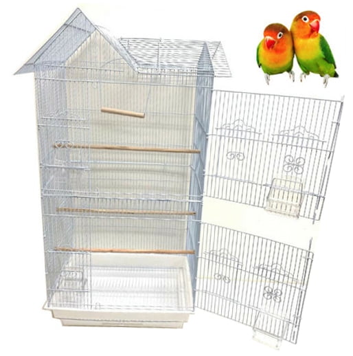 Large Portable Bird House Breeding Travel Parrot Carrier Cage for