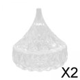 thumbnail image 1 of 2x Cuenco para Uñas, Productos de Decoración Transparente Presentes, Mini, Tapa de Cristalería para Platos, para El Cuidado de , Estilo de Gel 2 piezas, 1 of 8