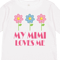 thumbnail image 4 of Inktastic Mimi Loves Me Daisies Girls Long Sleeve Toddler T-Shirt, 4 of 5