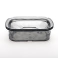 thumbnail image 3 of Unique Bargains 1 Pc Waterproof Soap Holder Ripple Style Gray Soap Holder for Bathroom 5.51"x4.13"x1.65", 3 of 6